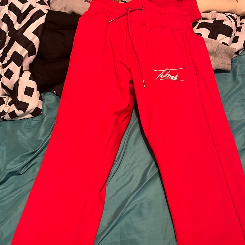 Tulone Red Joggers